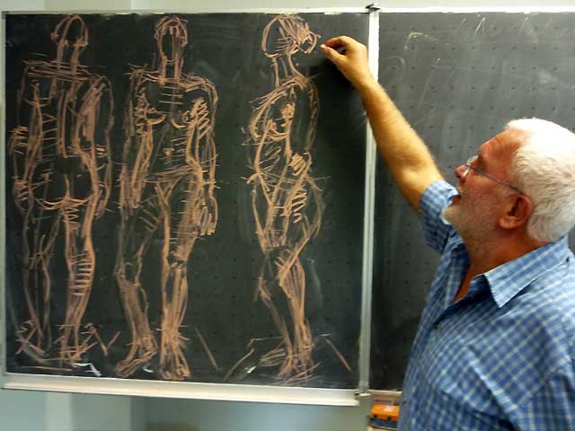 Aktzeichnung und Anatomie Lehre