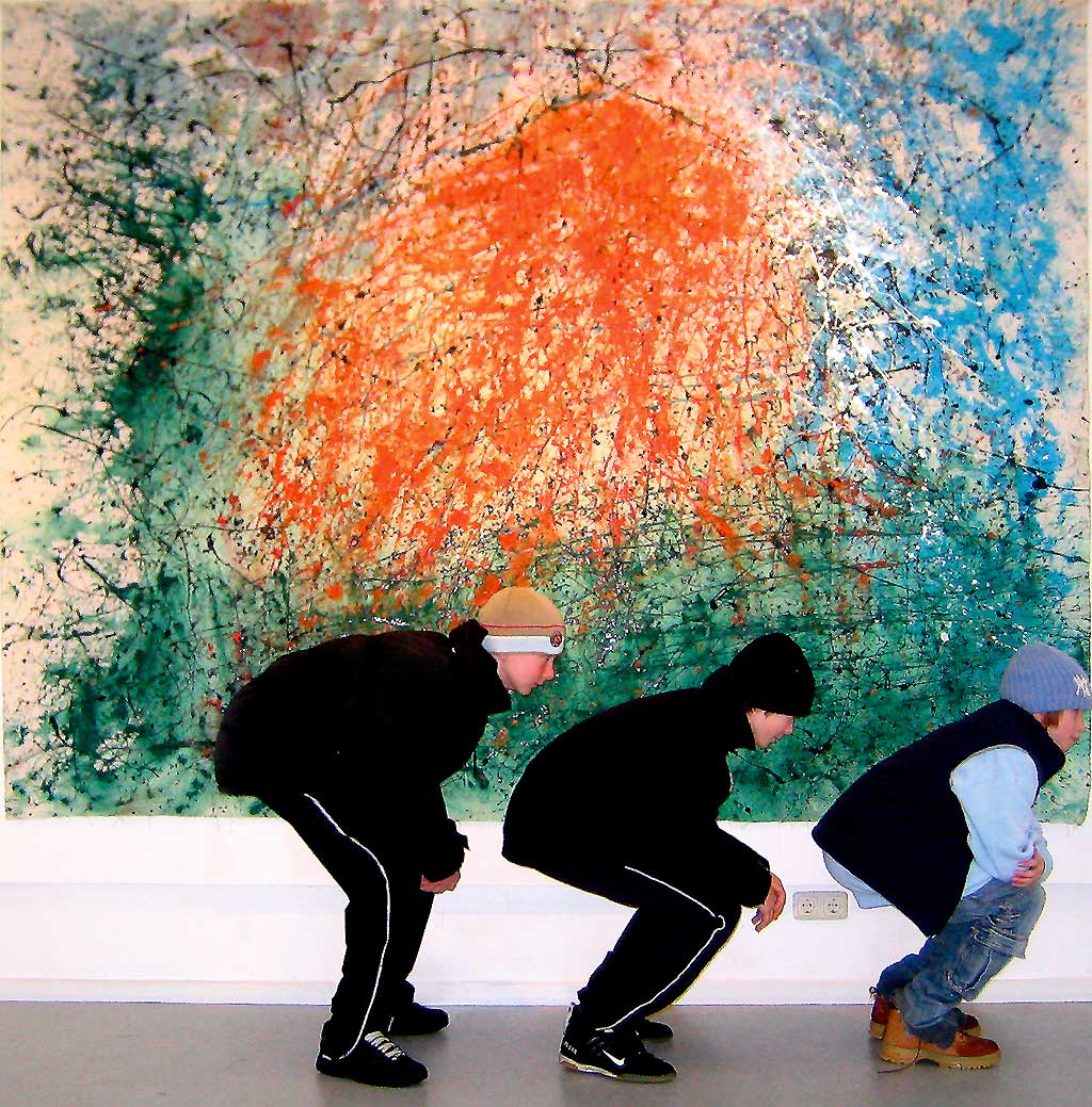 Hamburger Jungs vor dem Seekofl