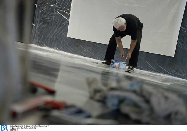 Beginn schwarzes Foyer Rundfunkplatz 1