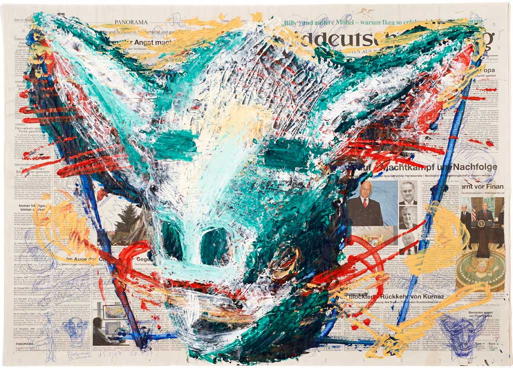 Fledermaus Batman wegen den abstehenden Ohren