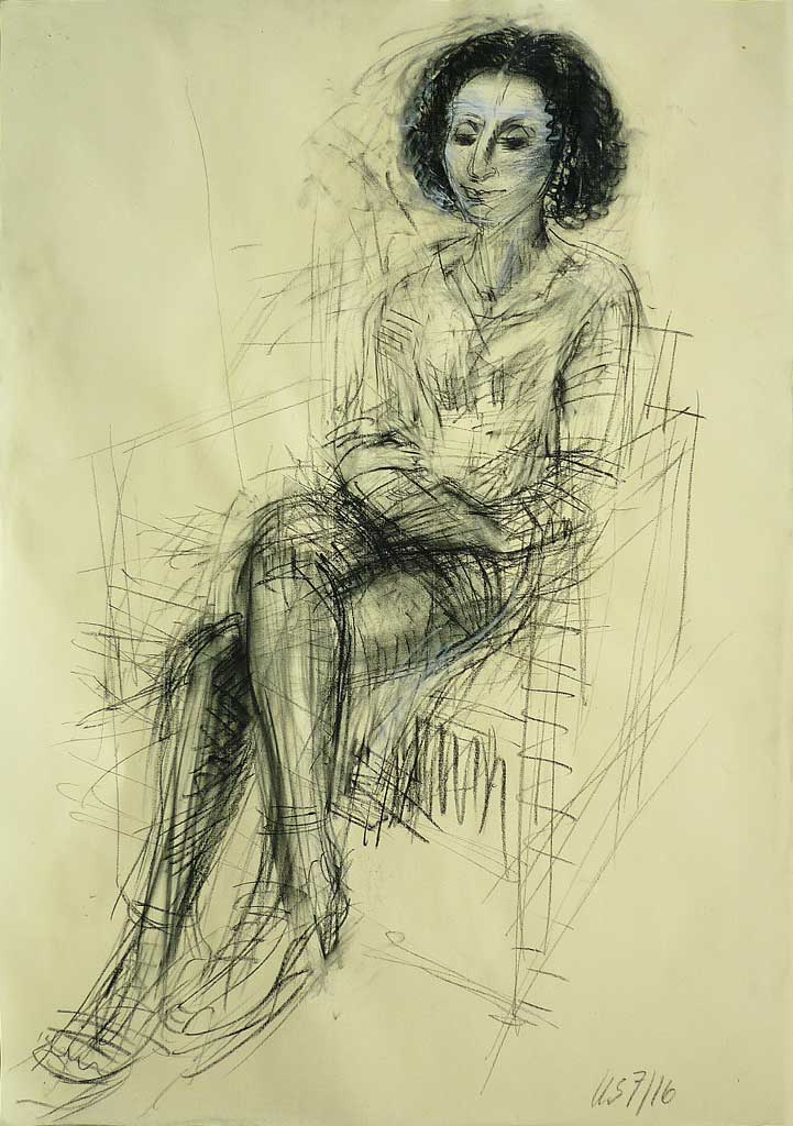 Bathsheba in ihrem Raum