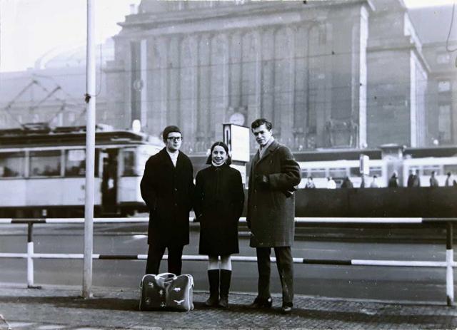 Peter Vacek mit Sigrid Leipziger Messe 1968