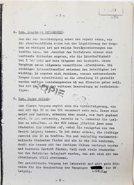 7 Strafrecht § 107 Staatsfeindliche Gruppenbildung Gerichte OV Schild Leipzig