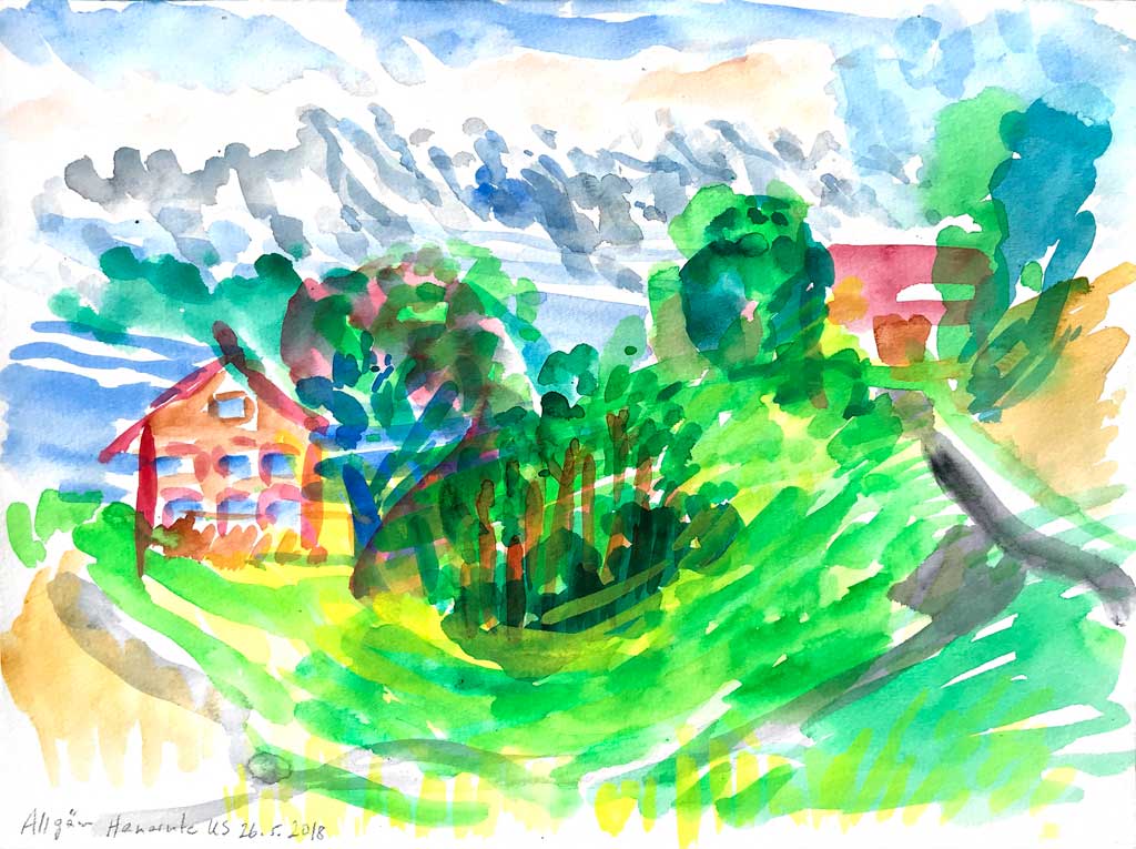 Allgaeu Lindenberg Heuernte