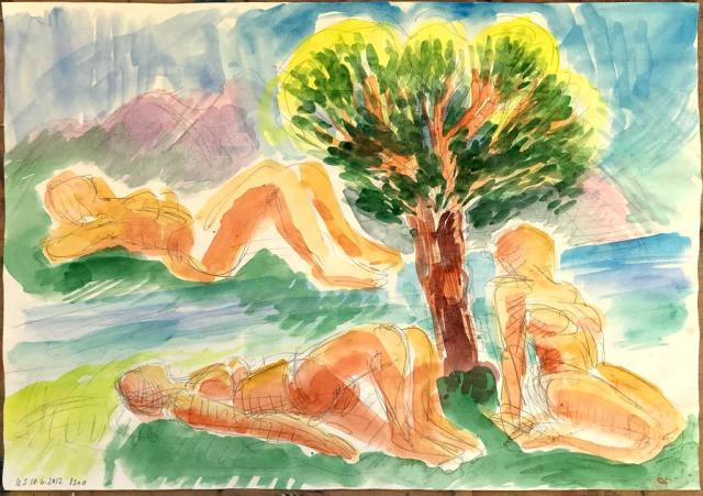 disegno di nudo Iseo