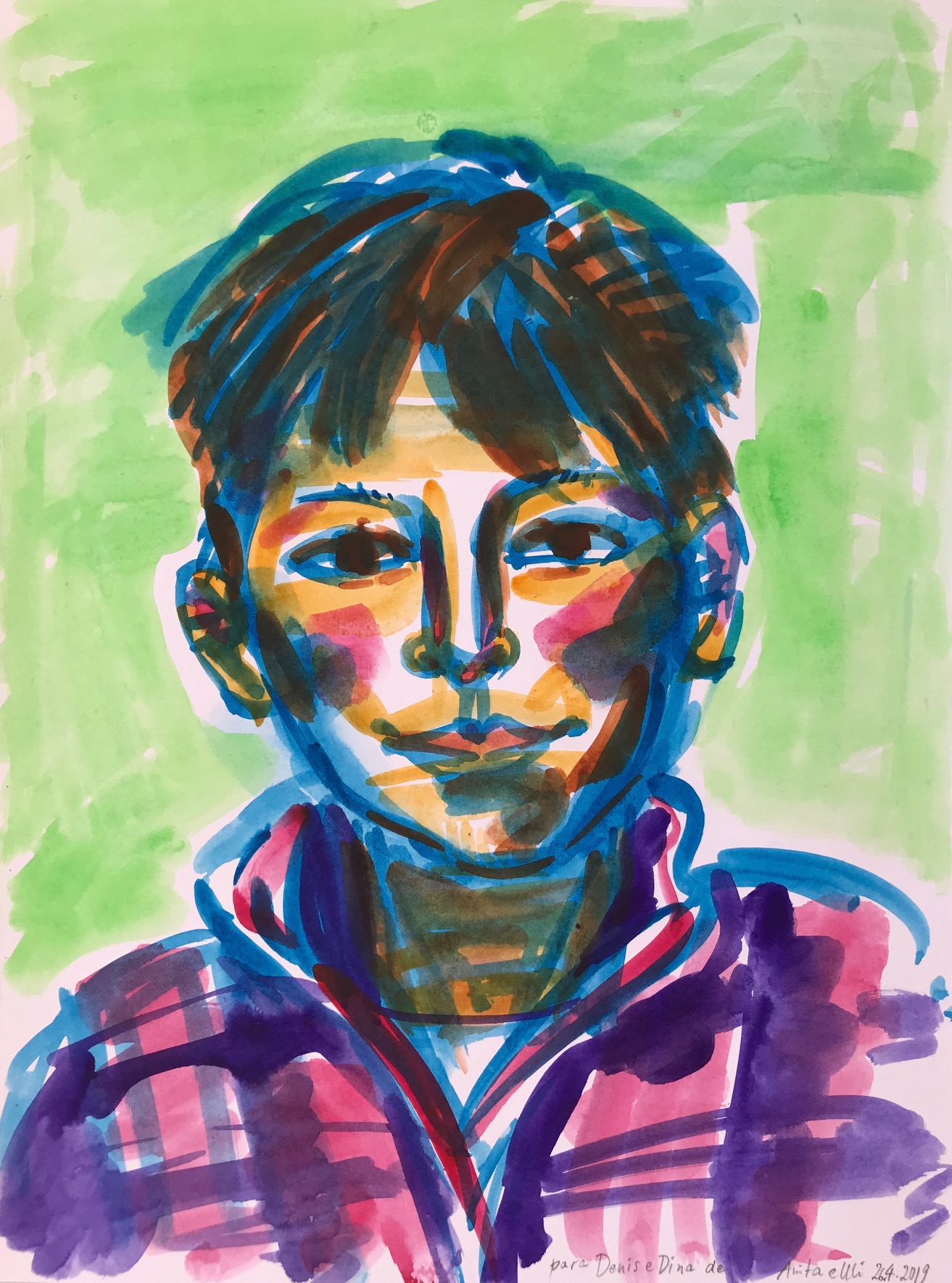 Denis Aquarell meu filho