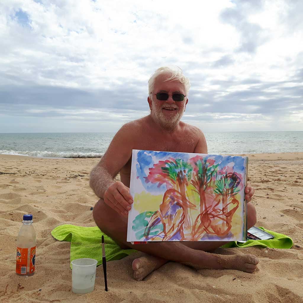 am Strand von Loule Velho