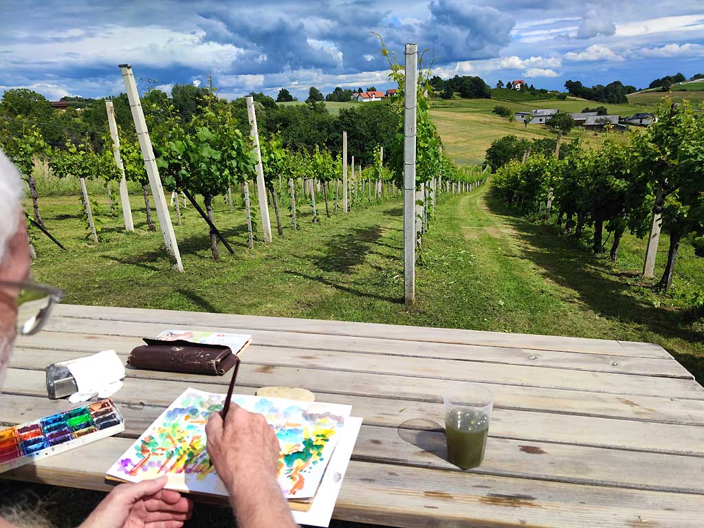 Hinaus sehen was ist