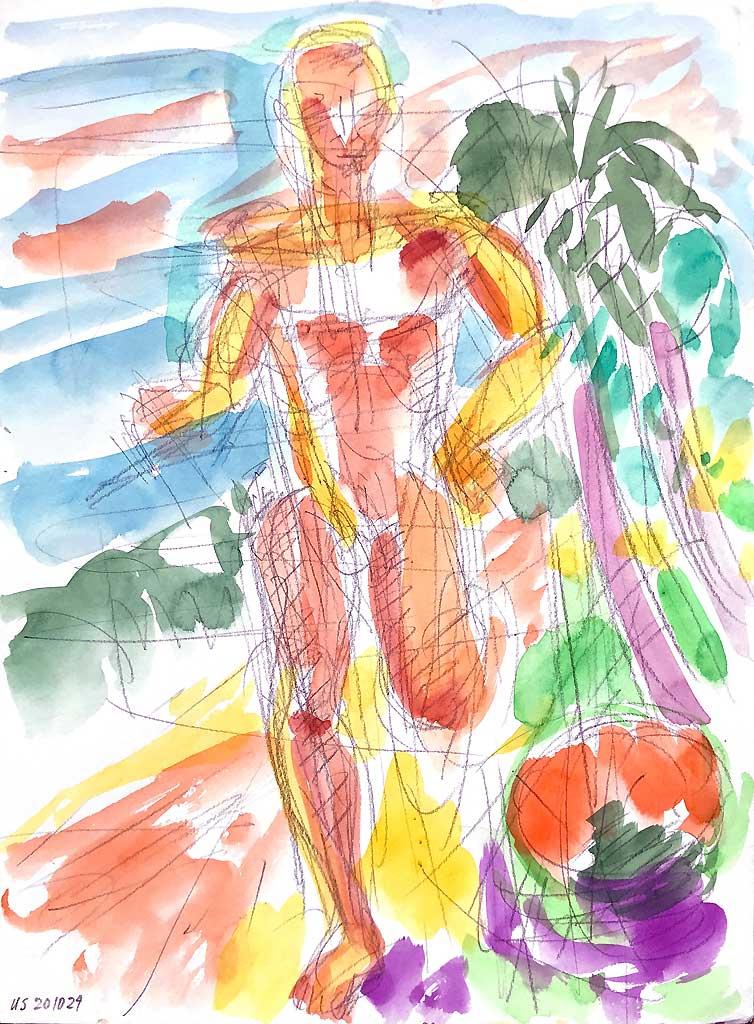 Marathon Mann Paz volta Frieden kommt wieder