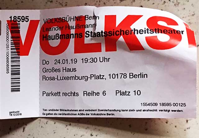 Staatssicherheitstheater Wer hat Angst vorm Volk?