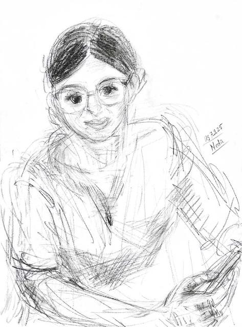 Neda in Toledo gezeichnet