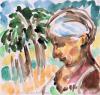Maria liest Franz Marcs Briefe