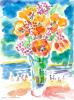 Blumen am Meer