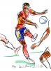 Fussball Bayern Muenchner Polizisten Football Munich