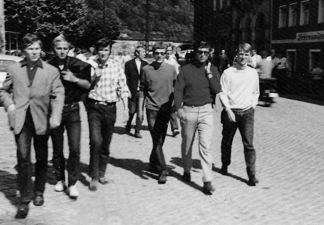 Bergakademie Freiberg Spencer Maschinenbau Studenten 1970
