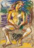 sitting male nude study Pessoa about the Public